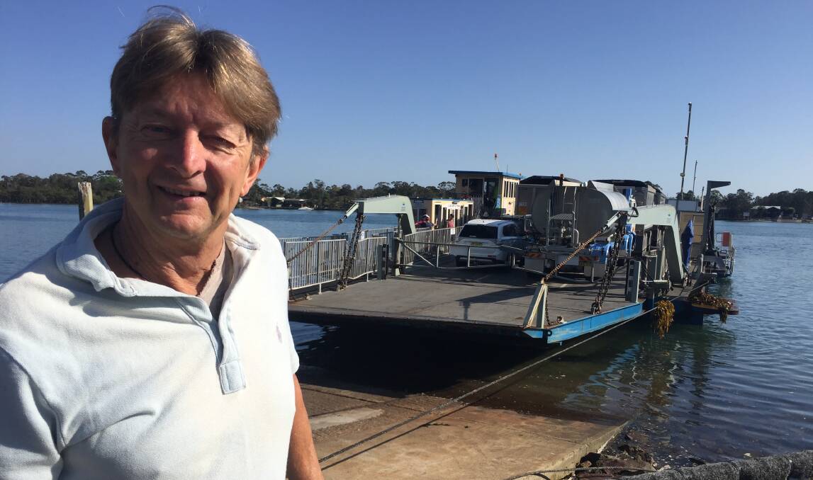 Ferry anxiety: Northside Progress Association president Kingsley Searle says the return of the Settlement Point ferry to service should be on Friday.