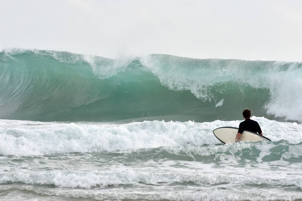 Surf's up: There is a dangerous surf warning for the Port Macquarie coastline. Pic: Ivan Sajko