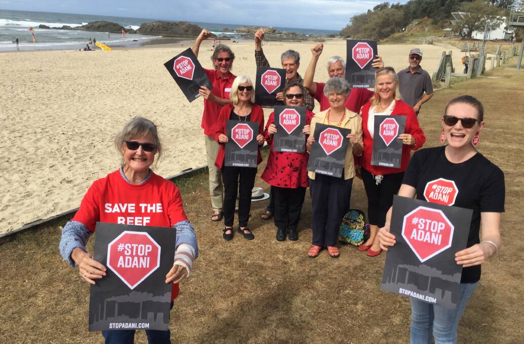 Rally around: A coalition of environment groups opposing the Adani coal mine will hold a rally outside a Port Macquarie business on Saturday.