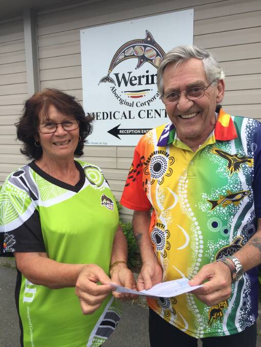 Help needed: Elders Olympics committee members Gloria O'Brien-Rudyk with Uncle Morrie Pollock. The committee needs more business support for the April 11 event.