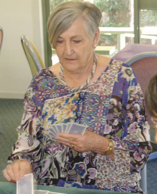 Card trainer: Yvonne Cains is a long standing trainer of for the Port Macquarie-Hastings Bridge Club.