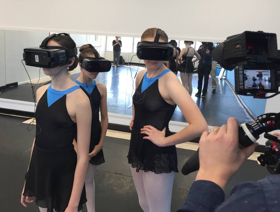 Virtual tour: Lily Stace, Ashley Middleton and Melodie Cicak using technology to take a backstage tour of the Australian Ballet.