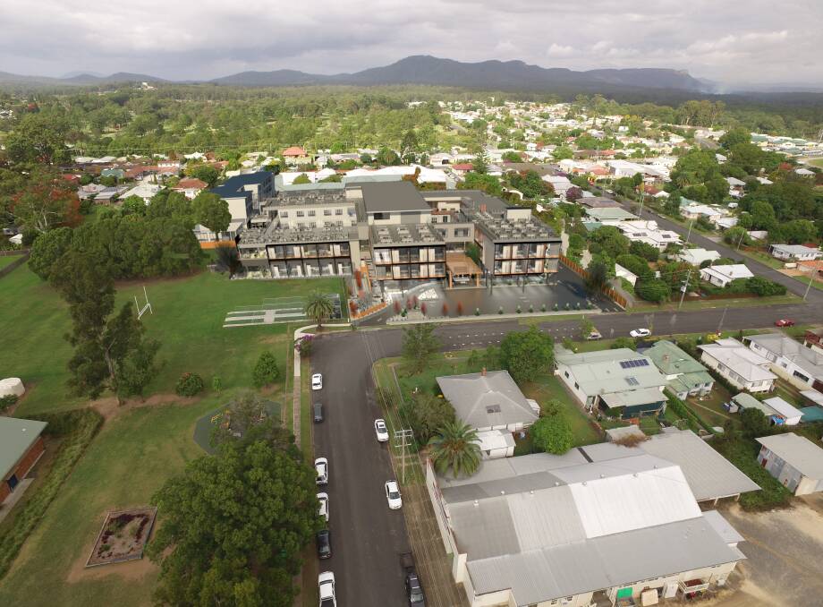 Health precinct: A bird's eye view of what Bundaleer's Johnstone Street, Wauchope facility could look like. Photo: supplied