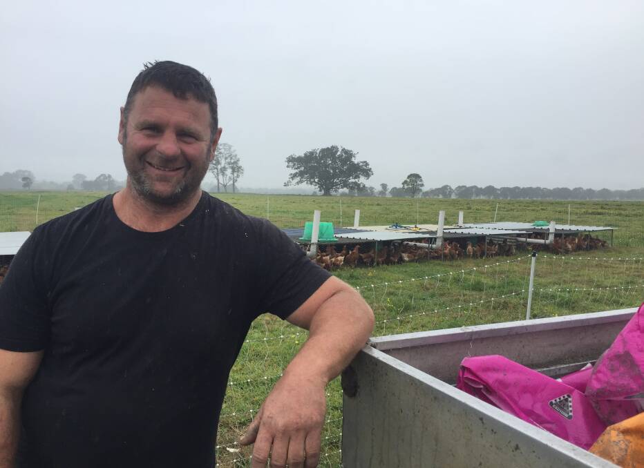 Great office: Redbank dairy farmer Chris Eggert says shifting to certified organics was a great decision.