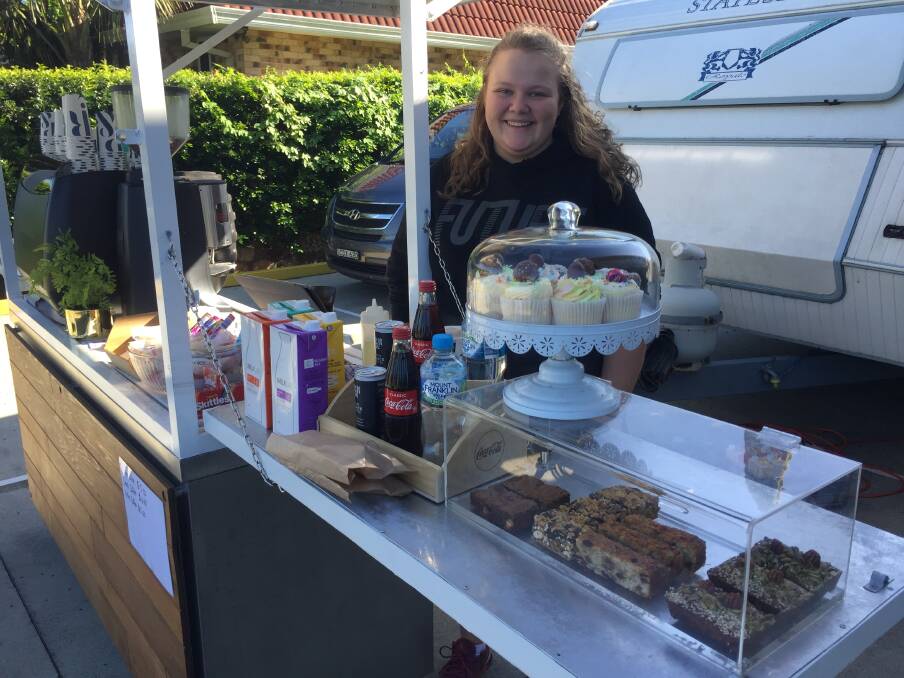 Having a go: Year 11 student Tamazyn Ledden is defying the coronavirus and has set up her first business, The Brew Hub.