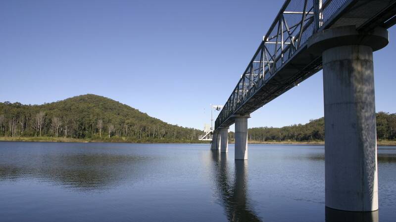 Cowarra Dam, west of Port Macquarie.