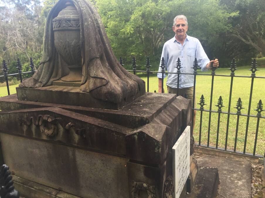 Snapshot: Mitch McKay says the grave of renowned colonial architect and builder John Verge is an example of why the historic cemetery is important.