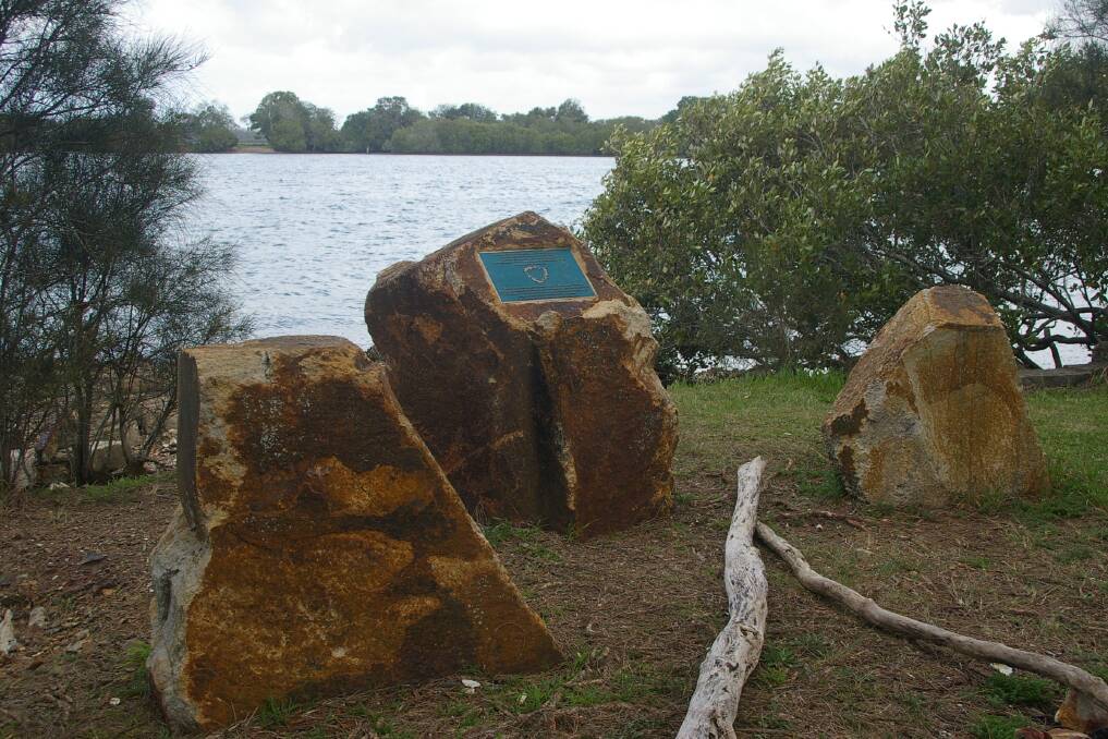 Memorial: The Blackmans Point memorial. Photo: supplied