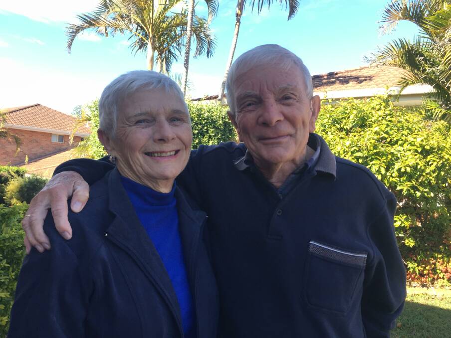 Cupid's arrow: Heather and Bill Wallace say just because you may be considered old, it doesn't mean you can't find love.