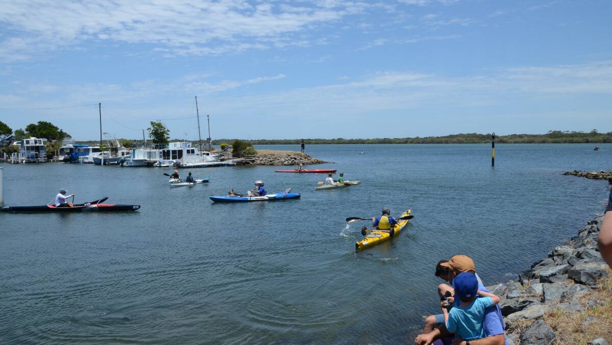 Paddle to Port: Ecowarrior, Steve Posselt, is expected to arrive in Port Macquarie on Friday January 13.