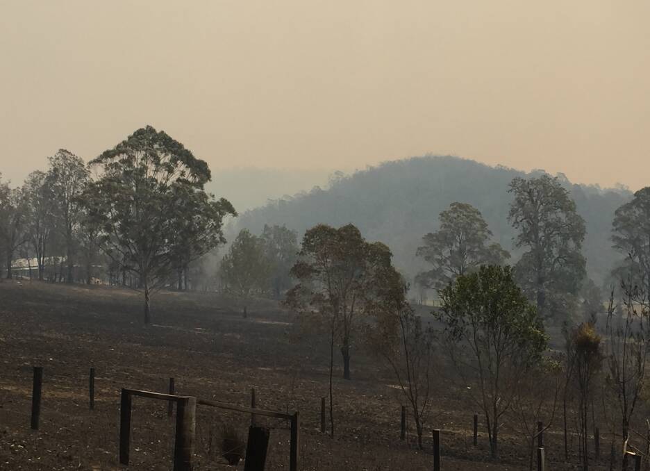 Smoke continues: The Rural Fire Service says smoke will continue to impact across the Mid-North Coast while a number of bushfires continue to burn.