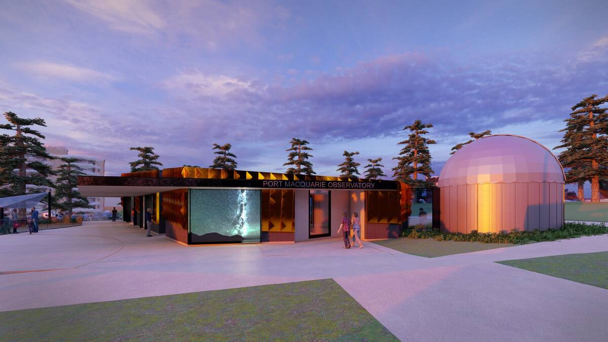 Impressive: King and Campbell provided this artist's impression of the upgraded Observatory on Rotary Park.