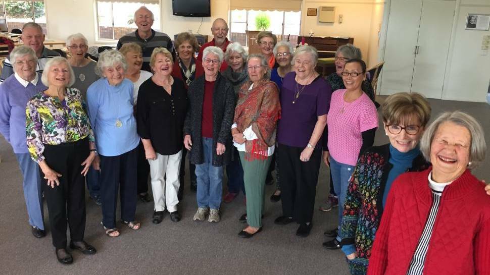 Ready to sing: Robyn Ryan OAM, second from right, with some of the Savvy Singers. Term four will get underway on October 14 and you're invited to join.