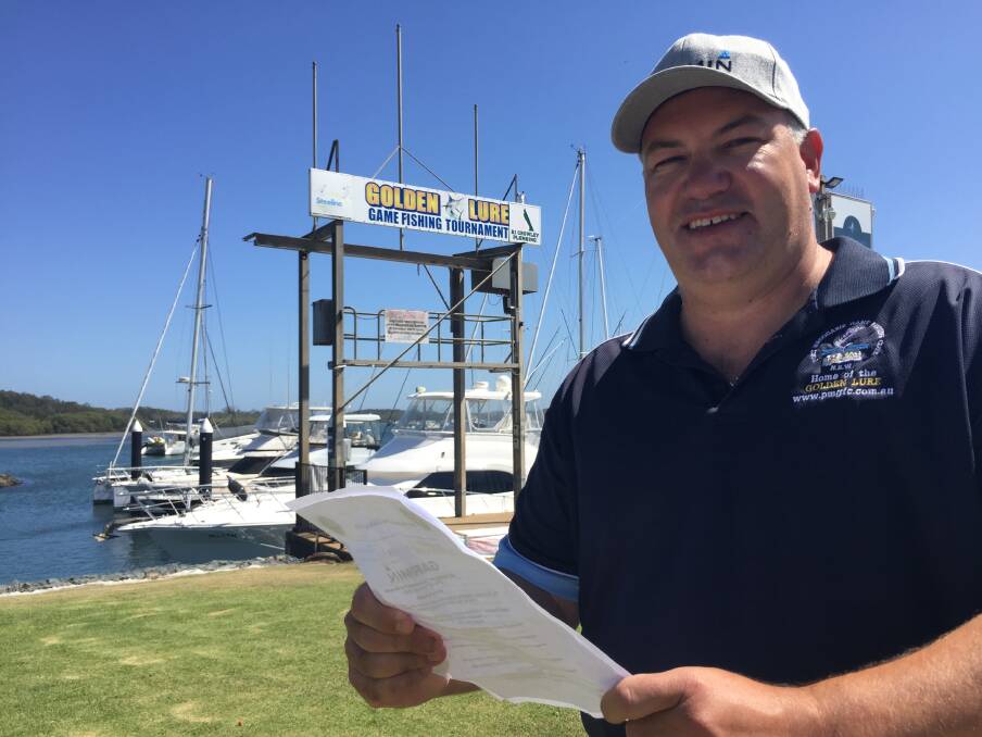 Record numbers: Port Macquarie Game Fishing Club president Janeck Kaczorowski is expecting record numbers for the 2019 Golden Lure competition.