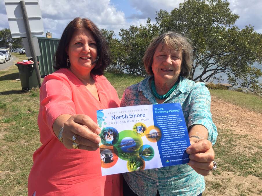 We've got a plan: Northside Progress Association president Carla McKern and secretary Narelle Milligan say the community has three or four core issues it wants included in the proposed community plan.
