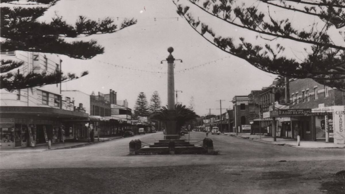 Anniversary: The Port Macquarie cenotaph in 1945. Photo: Port Macquarie Museum