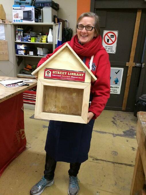 Street library: Maree Dillon is suggesting North Shore residents should introduce two street library boxes. Pic: Facebook