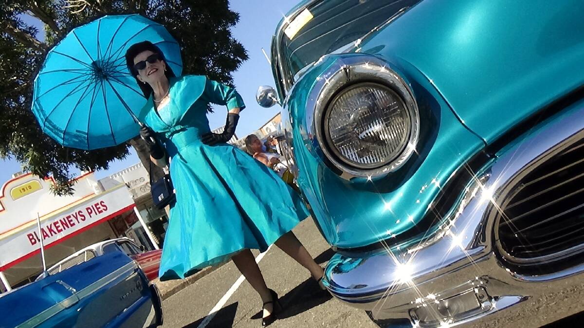 Bygone era: Port Macquarie's award-winning Pin Up Miss Dale Velvet-Rose - Dale Mac Millan - is looking to create a national competition with the Miss East Coast Pin Up competition on April 13.
