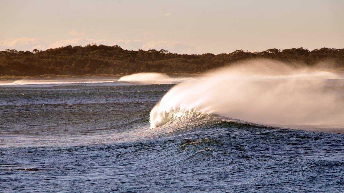 Brace yourself: There is a wind warning for the Macquarie coastline and it is going to get a lot cooler over the next few days.