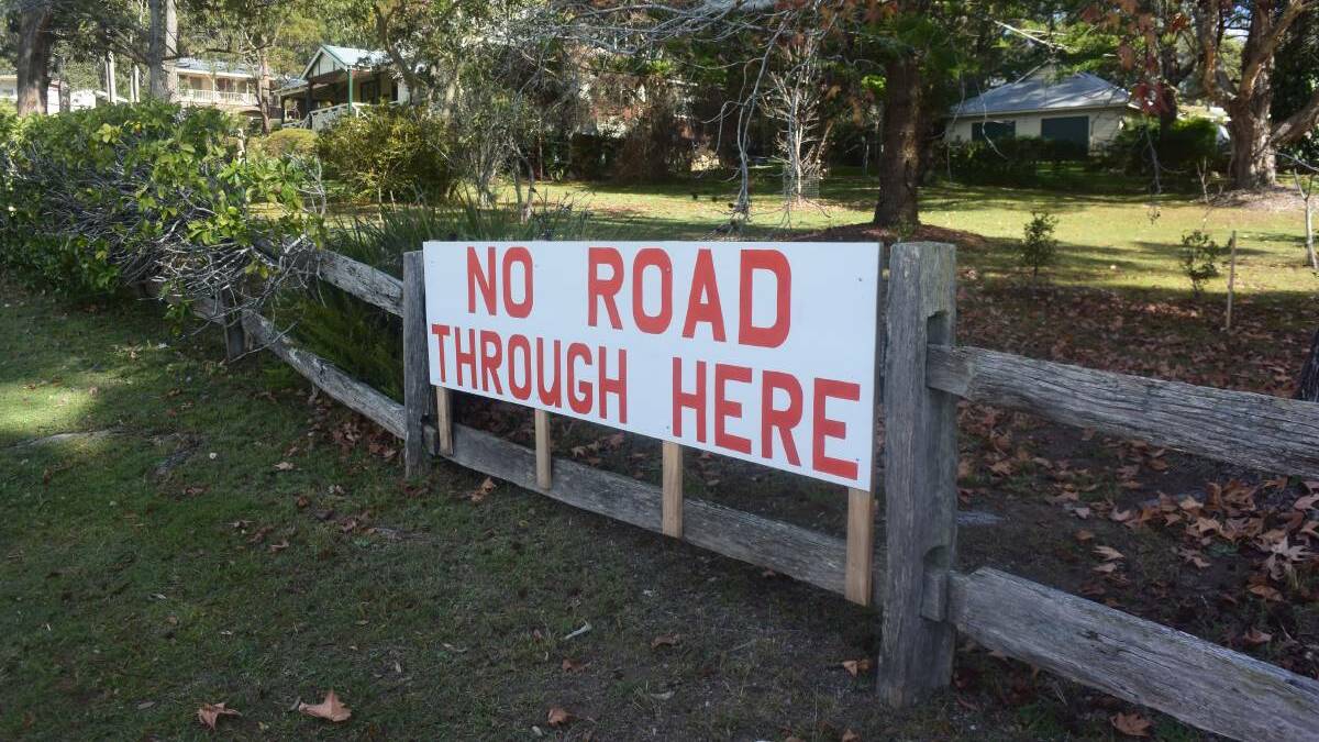 Road rage: Fernhill Road residents expressing their thoughts on the proposed orbital road investigation corridor. Council says it is now investigating all options.