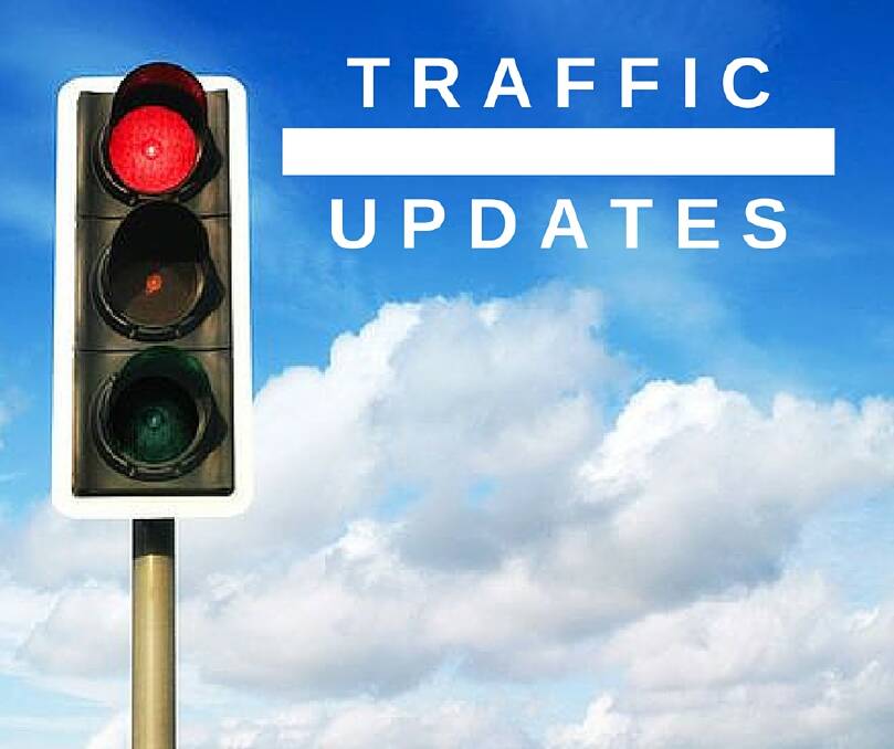 Changed traffic conditions on Oxley Highway west of Wauchope