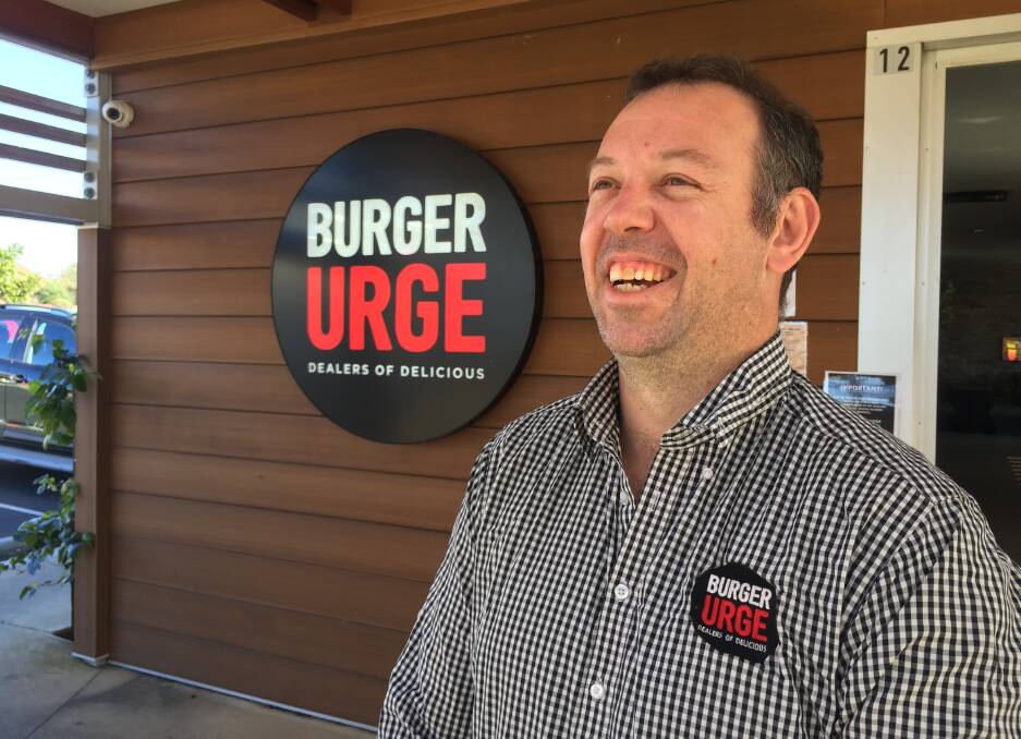 On the up: Burger Urge franchisee Shane Joyce has increased his staff numbers during COVID-19 to meet customer expectations.