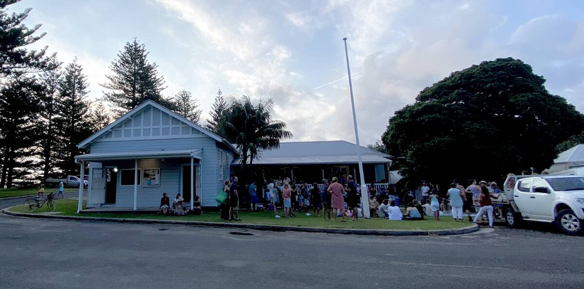 Concert: Lord Howe Island residents have raised $28,000 for the bushfire appeal.