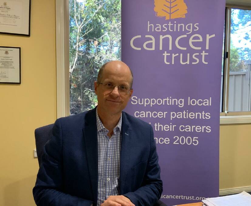 Challenges: Hastings Cancer Trust chair Dr Stephen Begbie.