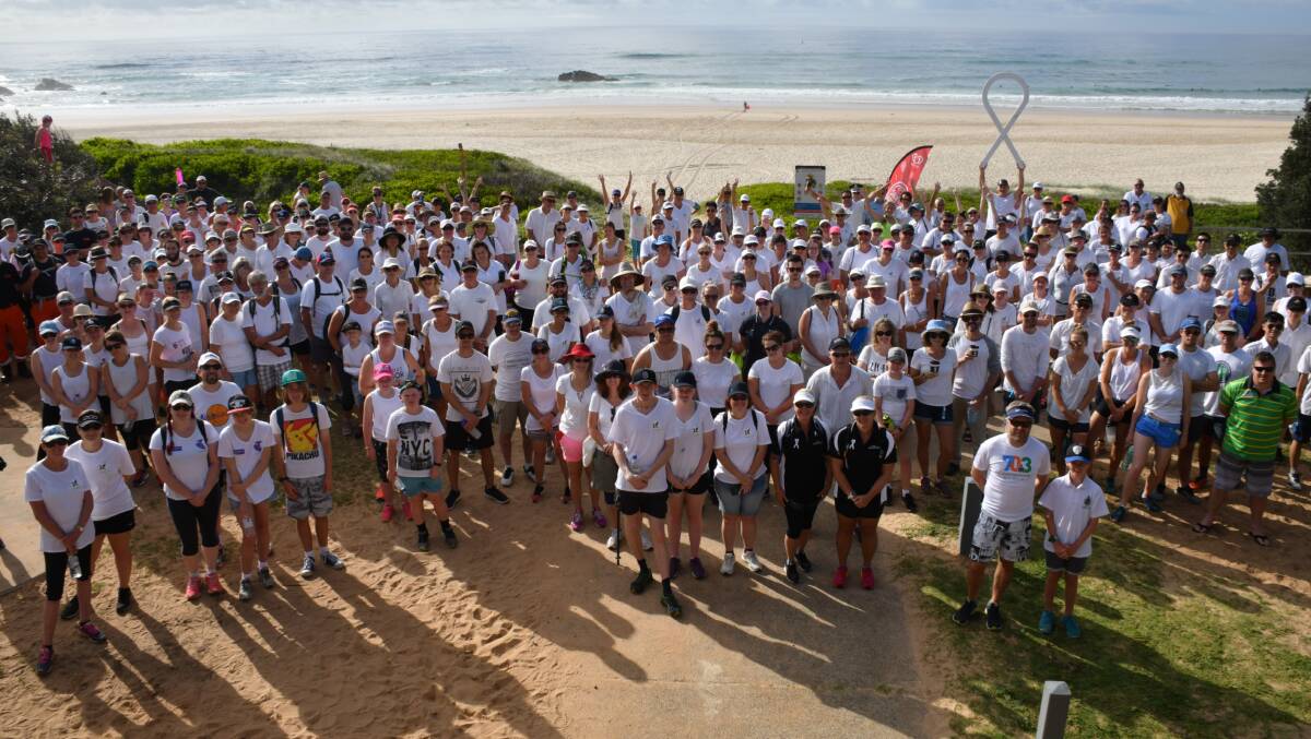 Strong support: The annual Coastal Walk Against Domestic and Family Violence will go ahead this year despite the closure of White Ribbon Australia.