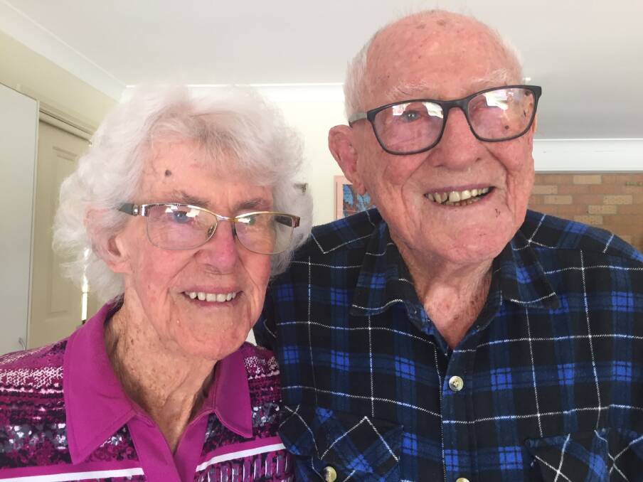 Secret life of us: Wauchope's Ron and Marj Dixon are living their life one week at a time.