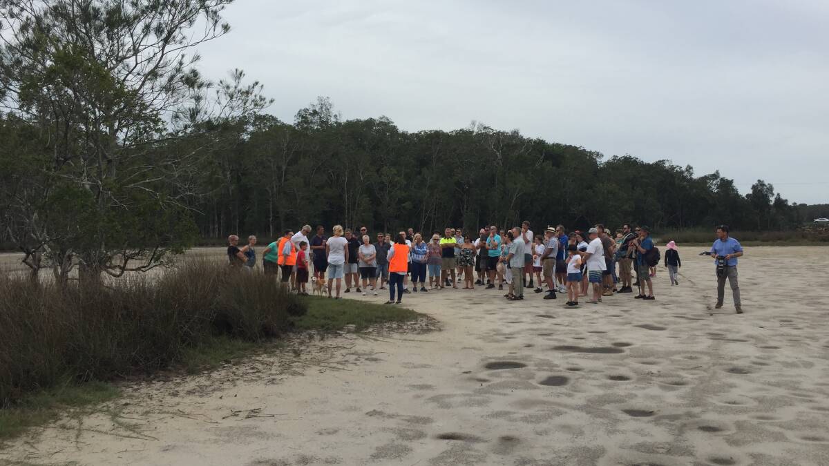 They care: Lake Cathie community members attending a Revive Lake Cathie meet and greet in March. The group will host a public forum on Saturday May 4.