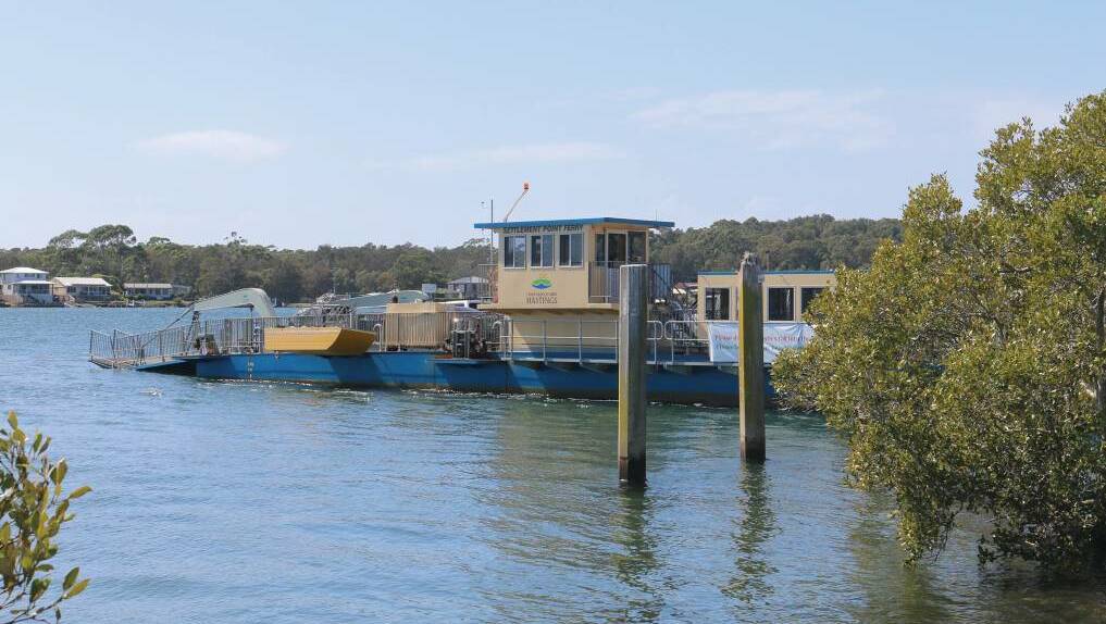 Going offline: The Settlement Point ferry will be taken offline in October. Residents needing water are being urged to restock now.