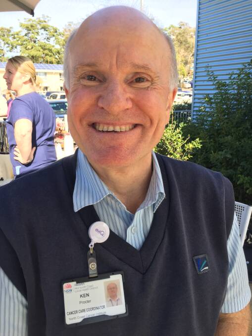 Support group: Cancer nurse coordinator Ken Procter.