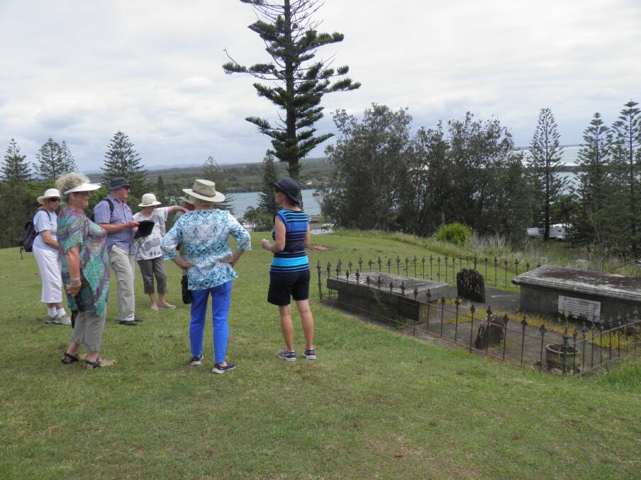 A little bit of history: Convicts, Commandants and Convicts walking tour last Monday at Allman Hill, Port Macquarie’s First Burying Ground.
