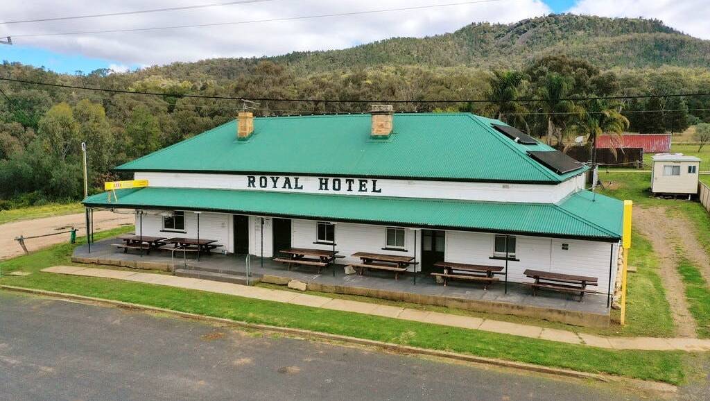 A new home in the country and business to boot, the Royal Hotel at Tambar Springs is on the market for about $500,000. Pictures: Elders.