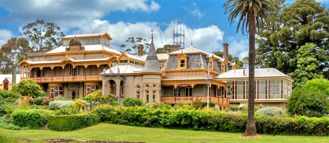 One of the many remarkable gold rush buildings in Bendigo, is the quartz king's Fortuna Villa.