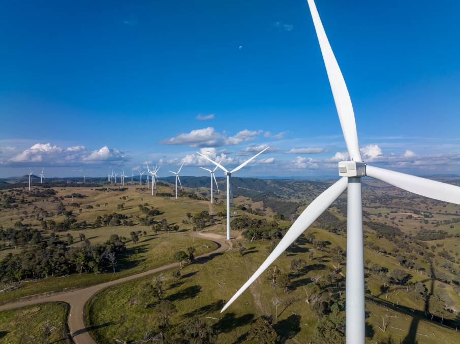 Powerful: The Crudine Ridge Wind Farm in the NSW Central West. 