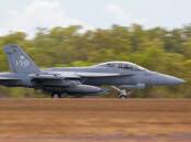 A Royal Australian Air Force A46 EA-18G Growler takes off at RAAF Base Darwin. Picture Defence