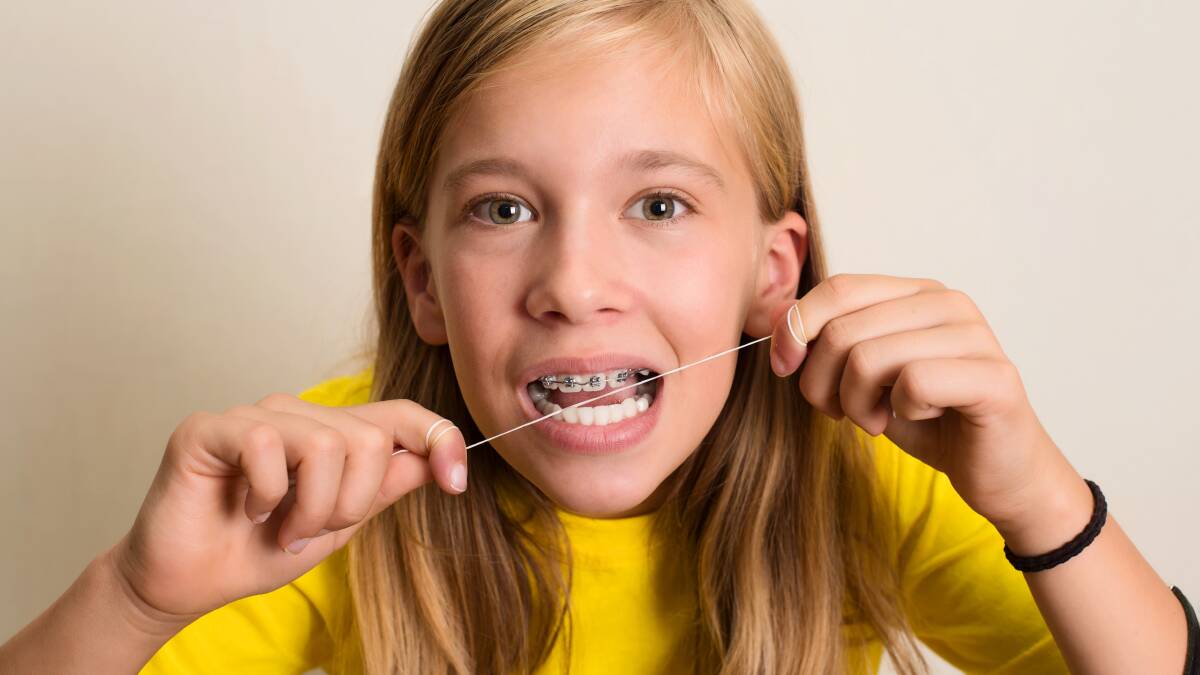 It's important to clean the whole tooth, not just front and back. That's where flossing comes into it. 