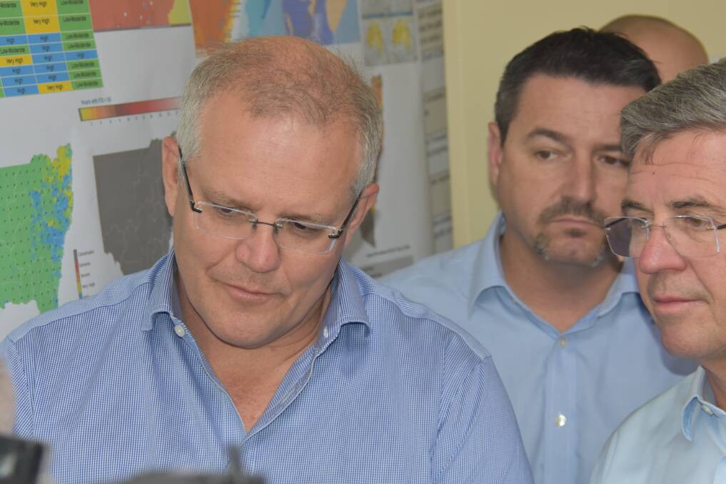 PM visits firefighters in Wauchope and praises their courage
