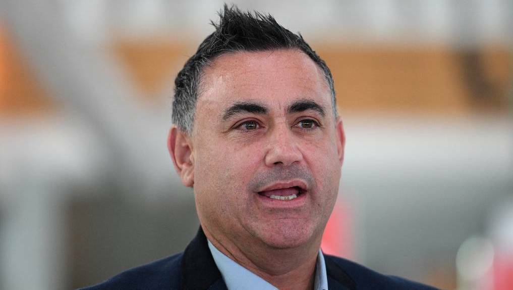 John Barilaro says he takes full responsibility for the election result.
