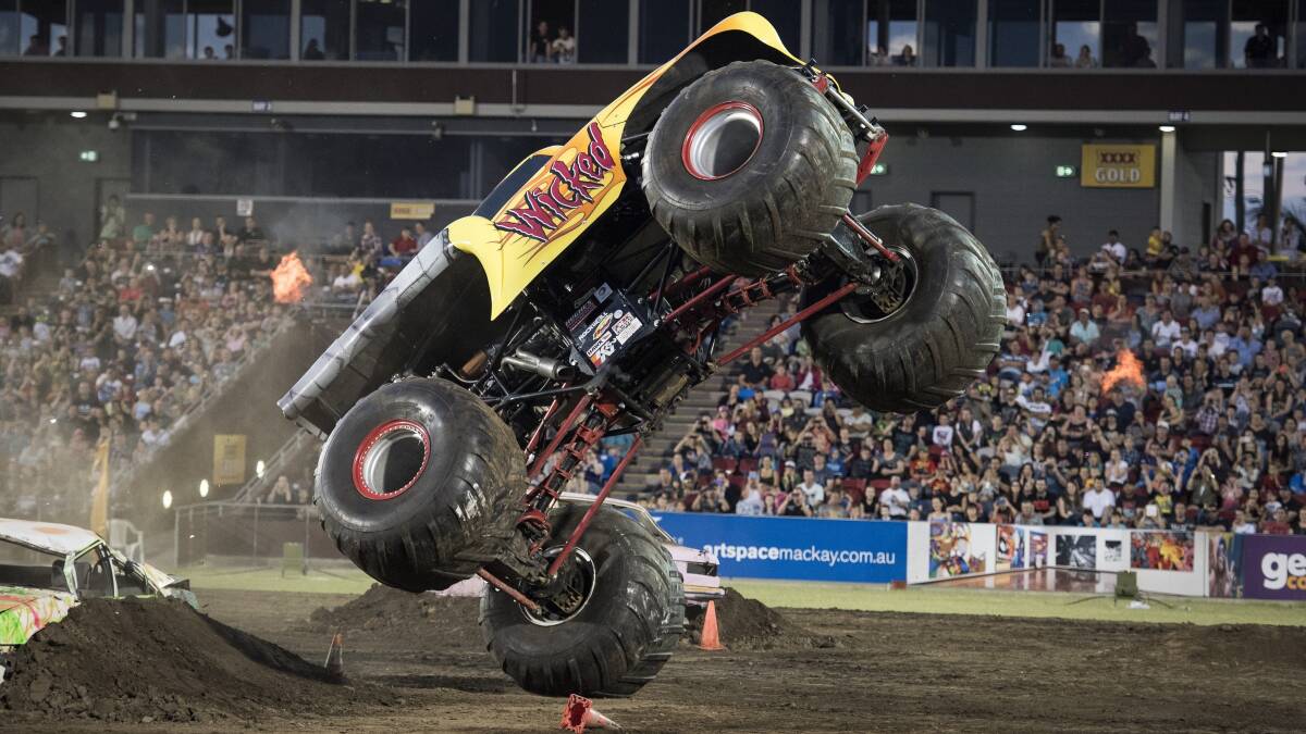 WICKED: Another one of the monster trucks performing this Saturday at the Wauchope Showground.