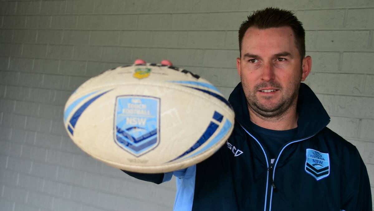 Biding his time: David Stone has been named as NSW mixed open assistant coach for next month's touch football State of Origin series. Photo: Paul Jobber