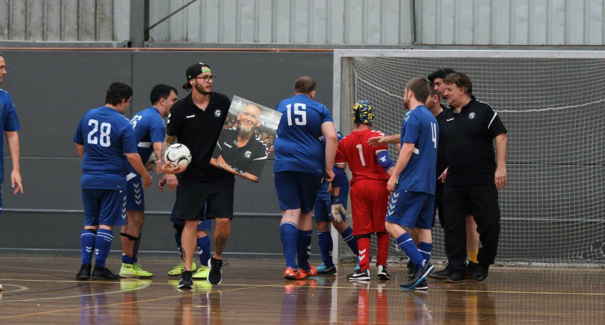 Done it: Eastcoast Eagles claimed their third national All Abilities futsal title on Saturday. Photo: Dot Shot Photography
