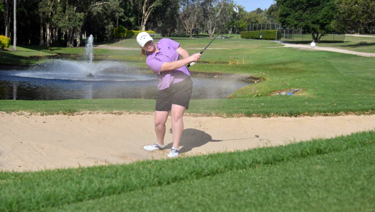 Chipping away: Madeleine Laws-Farrell will head to the NSW Junior Pro-Am in Sydney for the November 15 event. Photo: Ivan Sajko