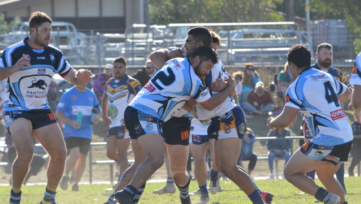 Familiar face: Richie Roberts (pictured playing for Macleay Valley last season) is believed to have returned to Port City for season 2020.