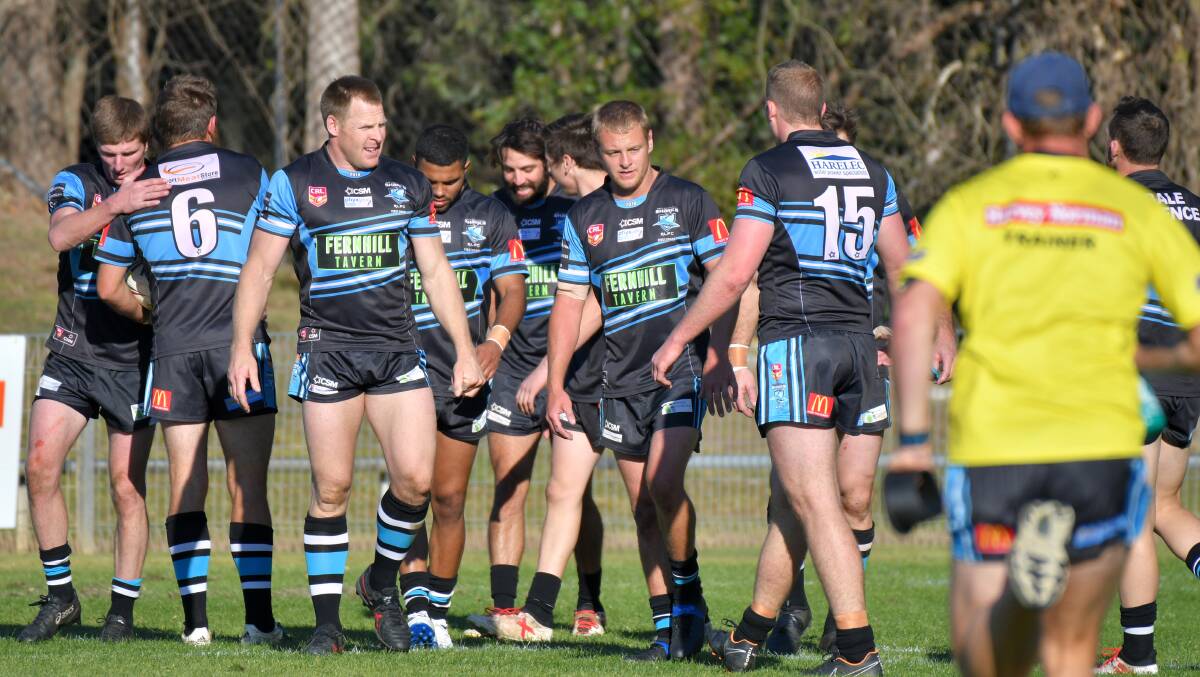Still alive: Port Sharks season continued after a 42-16 elimination final defeat of Old Bar on Saturday.