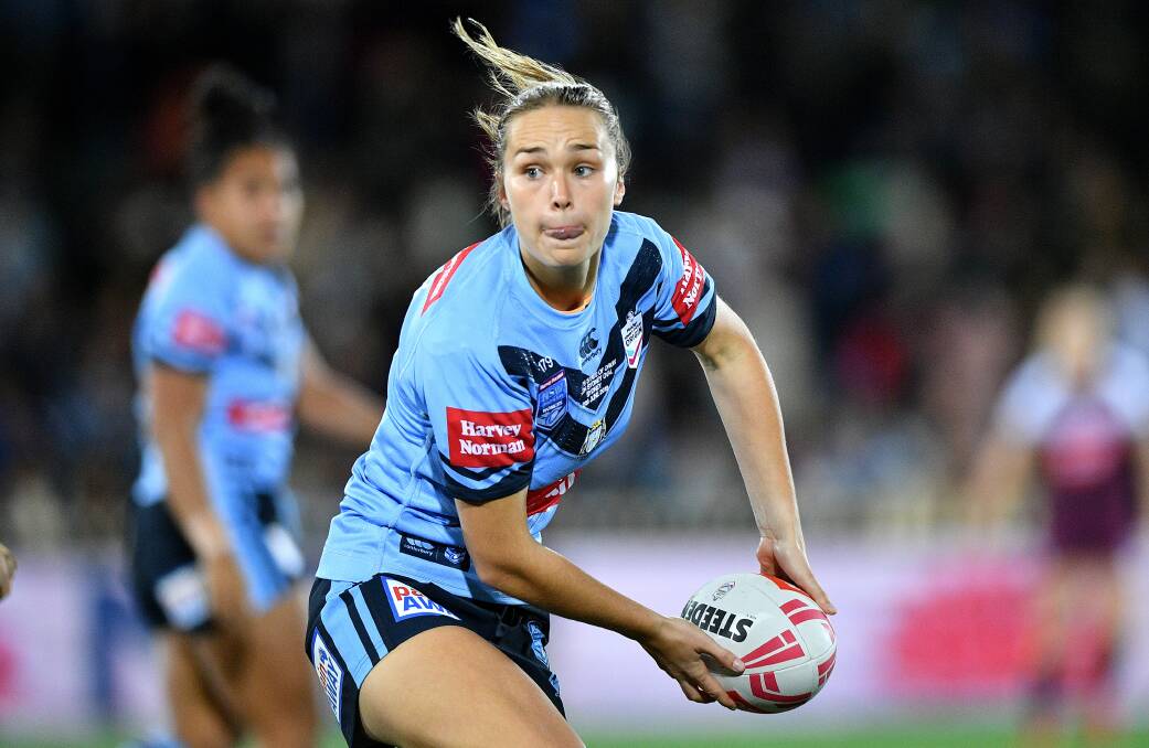 Drawcard: NSW women's State of Origin five-eighth Kirra Dibb will head to Port Macquarie for the NSW State Cup this weekend. Photo: Gregg Porteous/NRL Photos