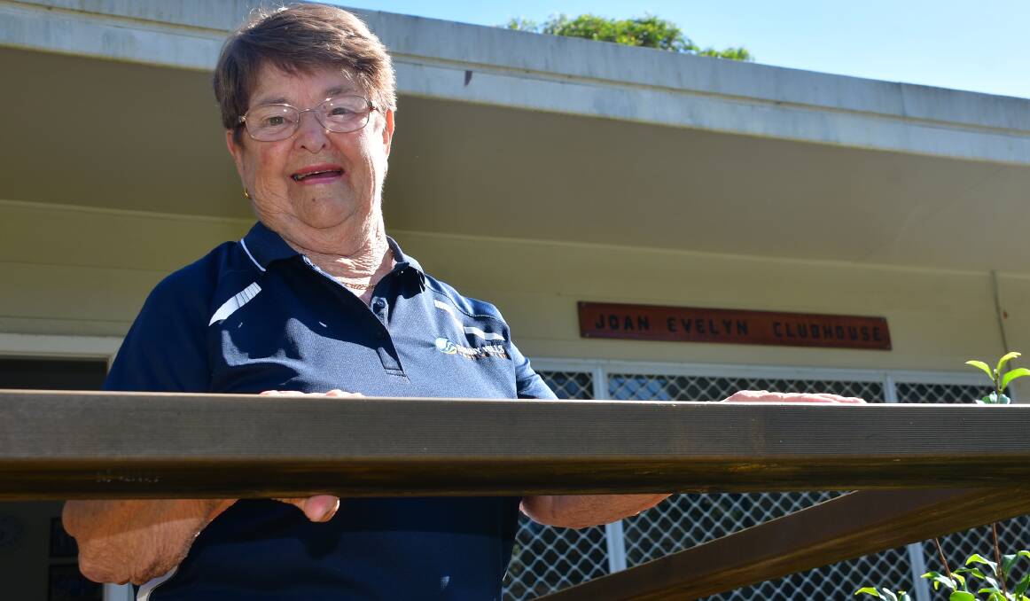 Bonny Hills Tennis Club president Joan Evelyn admits she's 'humbled' to receive an Order of Australia Medal. Picture by Paul Jobber
