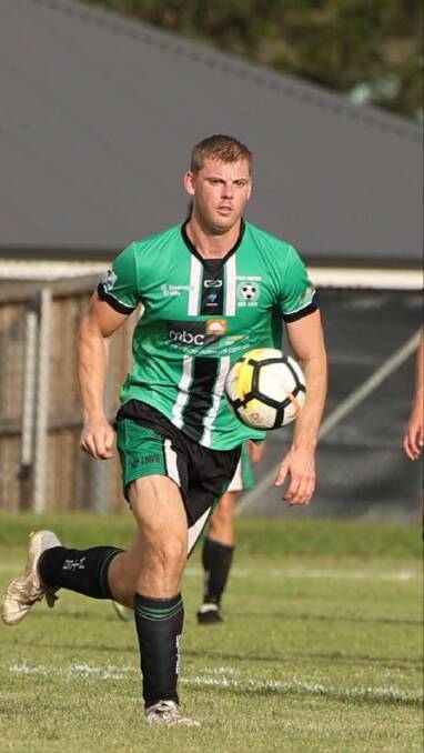 Doing his bit: Port United's Jamie Duncan is the type of person you want on your team, having contributed both on the football field and for the emergency services. Photo: supplied